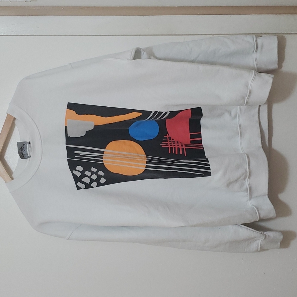 White Oversized Sweatshirt
